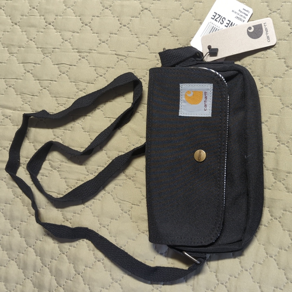 Carhartt Black Canvas Crossbody Bag